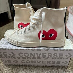 Converse PLAY COMME des GARCONS white